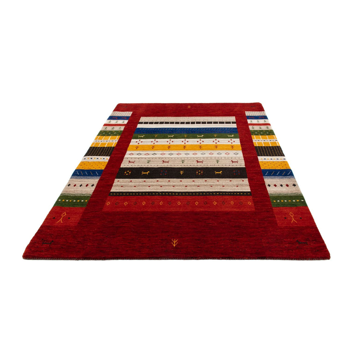 Gabbeh Tapijt - Loribaft Perzisch - 200 x 144 cm - veelkleurig