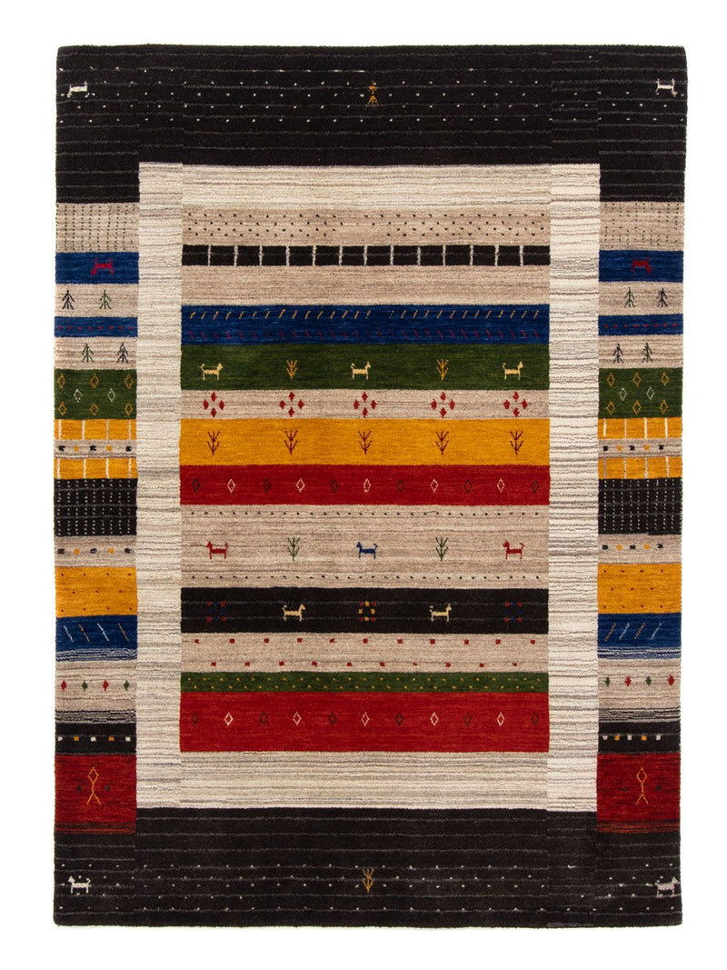 Gabbeh Tapijt - Loribaft Perzisch - 202 x 143 cm - veelkleurig