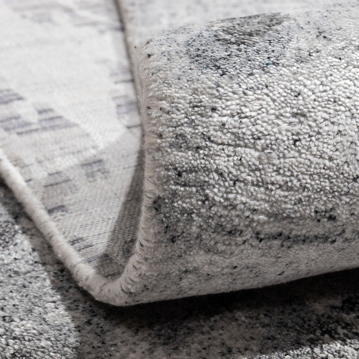 Designer tapijt - 300 x 200 cm - zilver