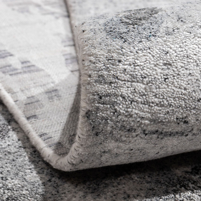 Designer tapijt - 300 x 200 cm - zilver