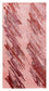 Designer tapijt - 140 x 70 cm - rood