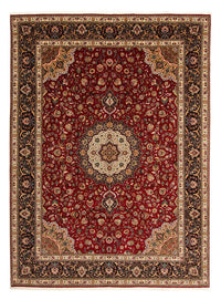 Perzisch tapijt - Tabriz - Royal - 411 x 304 cm - donkerrood
