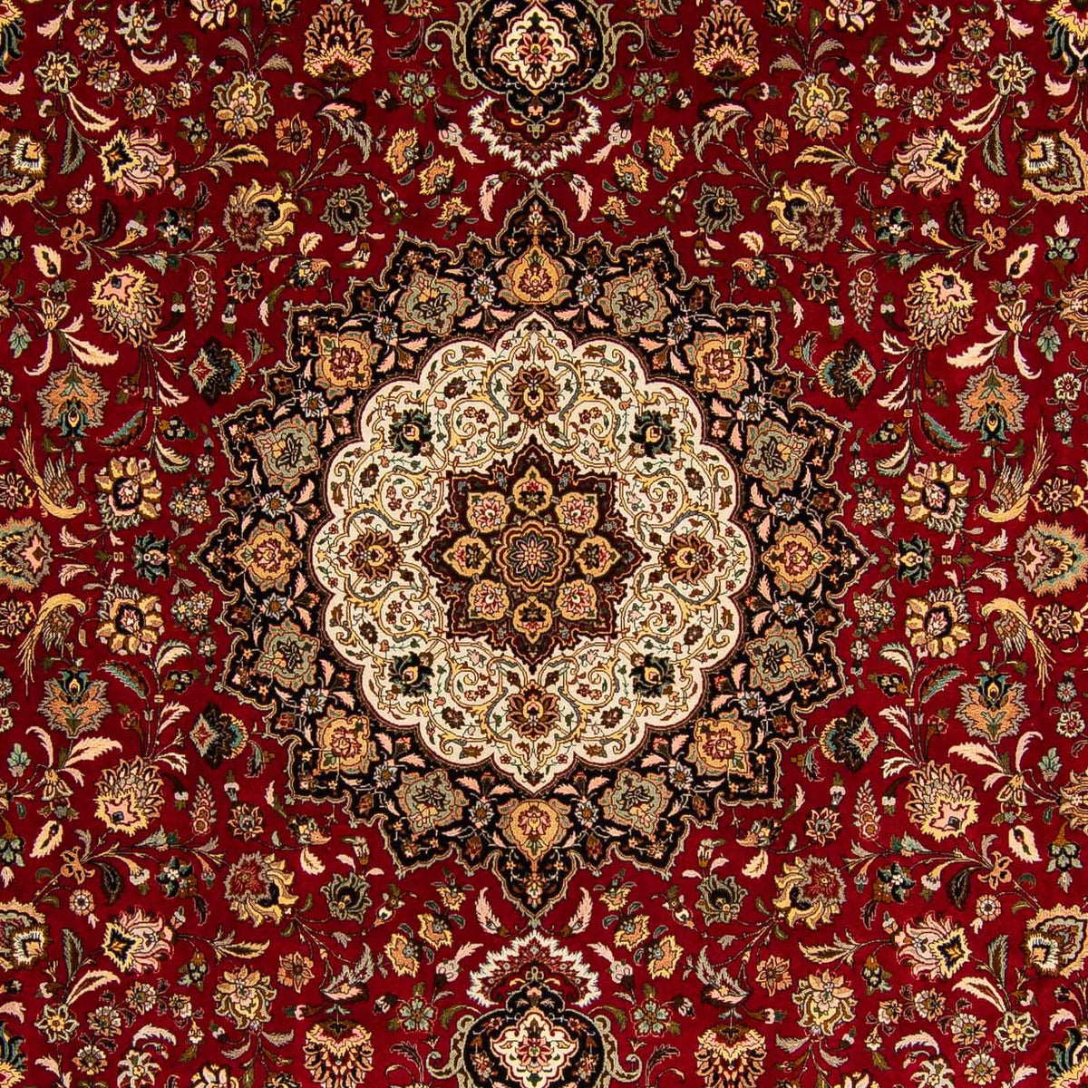 Perzisch tapijt - Tabriz - Royal - 411 x 304 cm - donkerrood