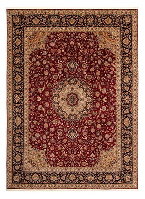 Perzisch tapijt - Tabriz - Royal - 393 x 298 cm - donkerrood