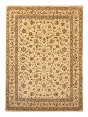Perzisch tapijt - Tabriz - Royal - 342 x 250 cm - beige