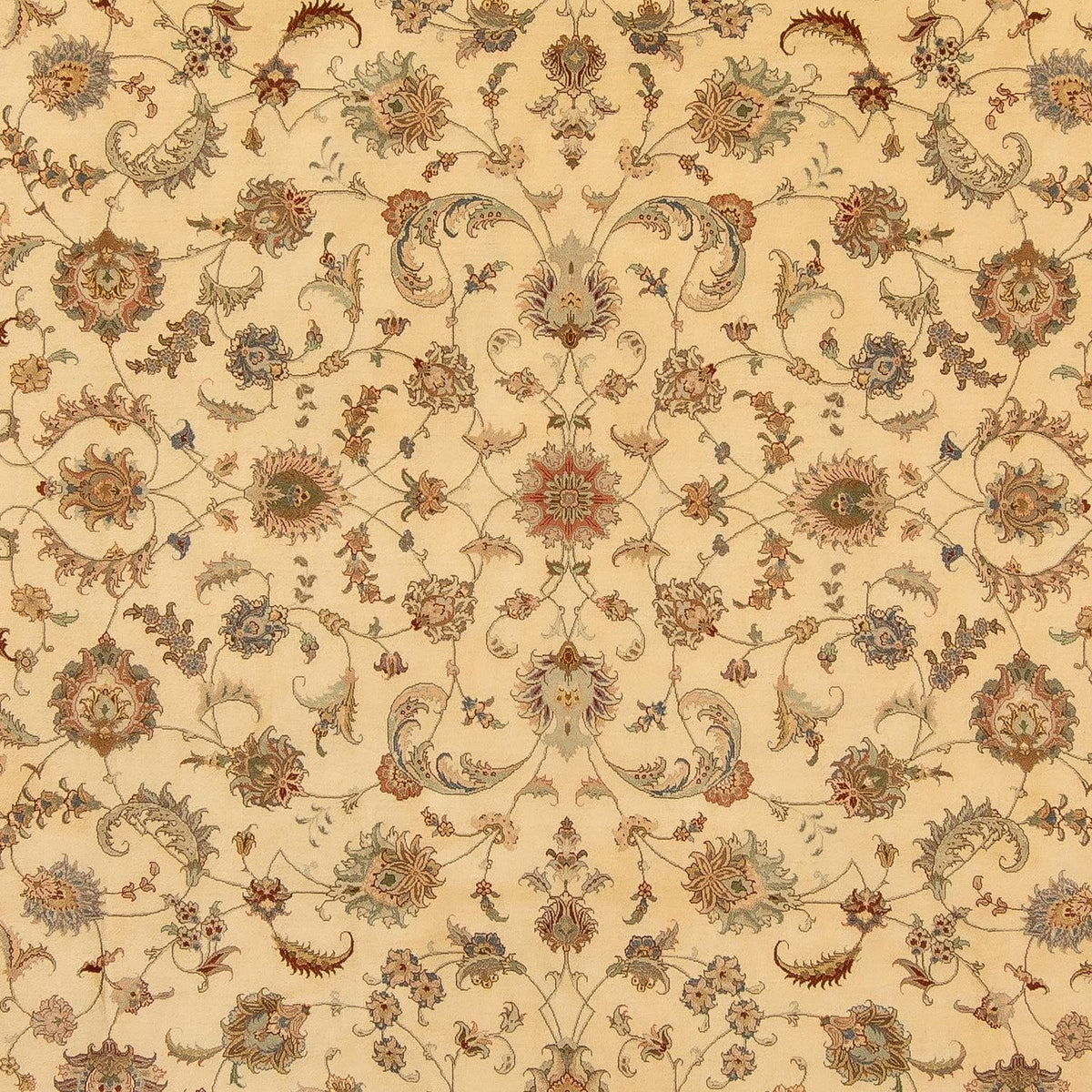 Perzisch tapijt - Tabriz - Royal - 342 x 250 cm - beige