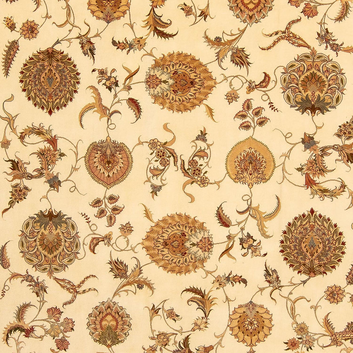 Perzisch tapijt - Tabriz - Royal - 352 x 256 cm - beige