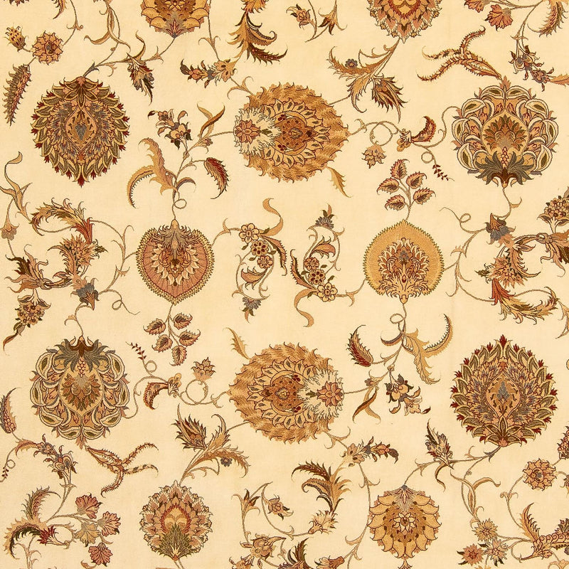 Perzisch tapijt - Tabriz - Royal - 352 x 256 cm - beige