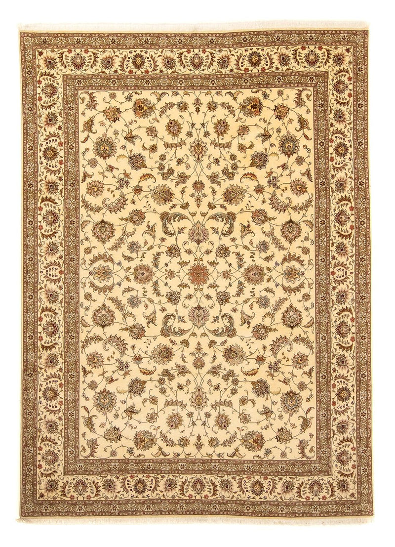 Perzisch tapijt - Tabriz - Royal - 357 x 258 cm - beige