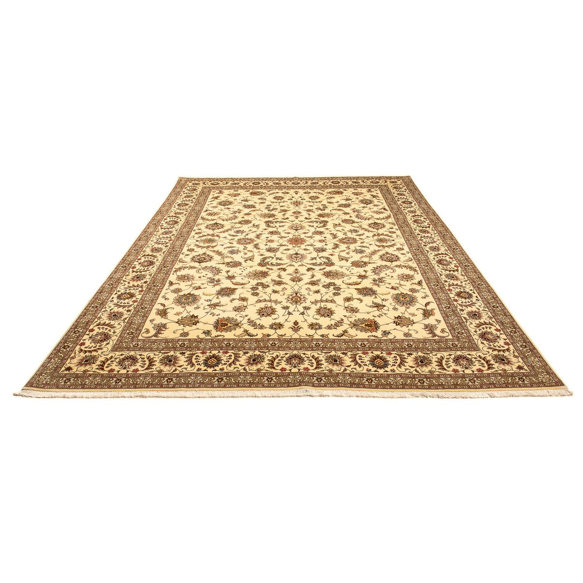 Perzisch tapijt - Tabriz - Royal - 357 x 258 cm - beige