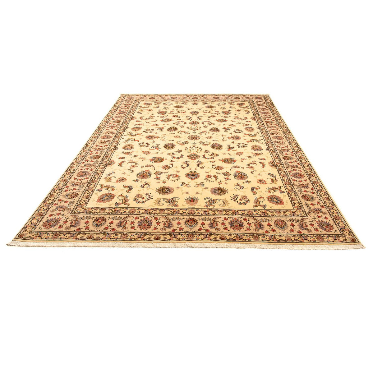 Perzisch tapijt - Tabriz - Royal - 360 x 257 cm - beige