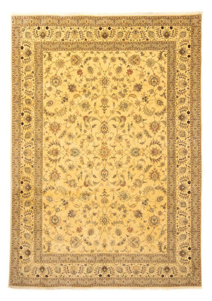 Perzisch tapijt - Tabriz - Royal - 343 x 248 cm - goud