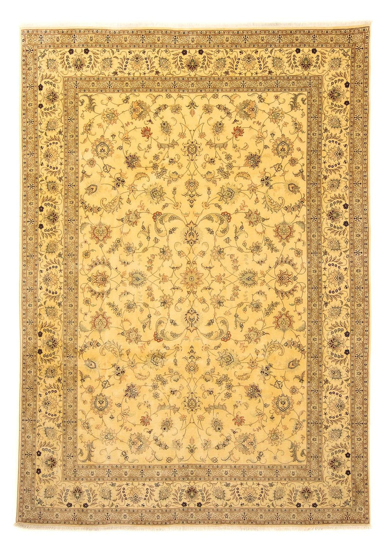 Perzisch tapijt - Tabriz - Royal - 343 x 248 cm - goud