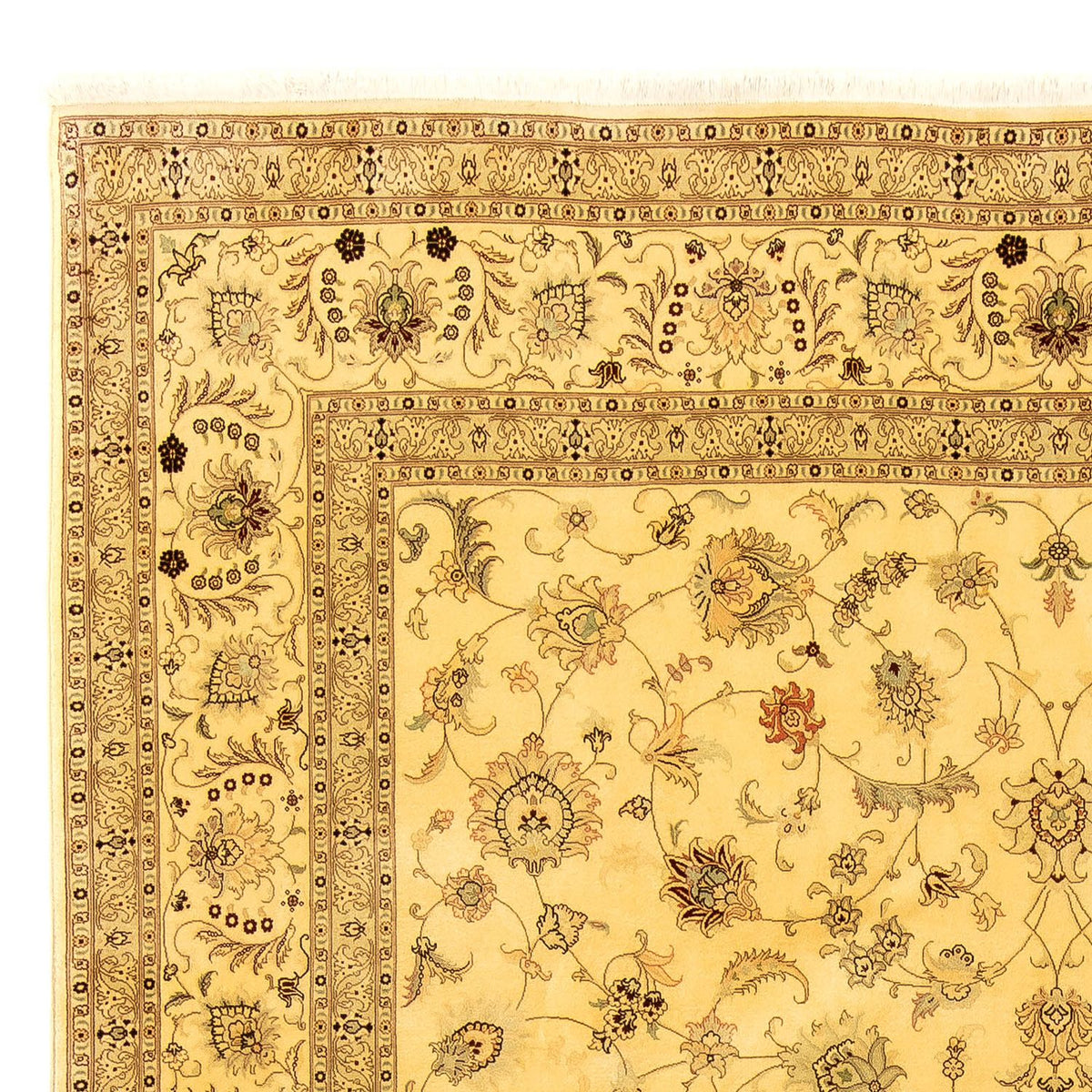 Perzisch tapijt - Tabriz - Royal - 343 x 248 cm - goud