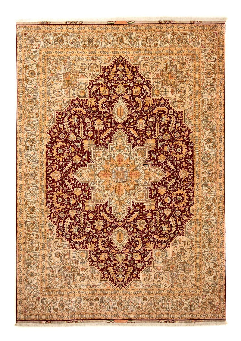 Perzisch tapijt - Tabriz - Royal - 360 x 253 cm - donkerrood