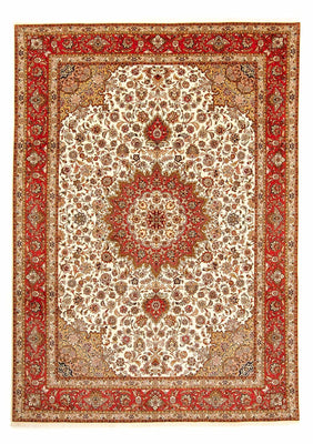 Perzisch tapijt - Tabriz - Royal - 354 x 255 cm - beige