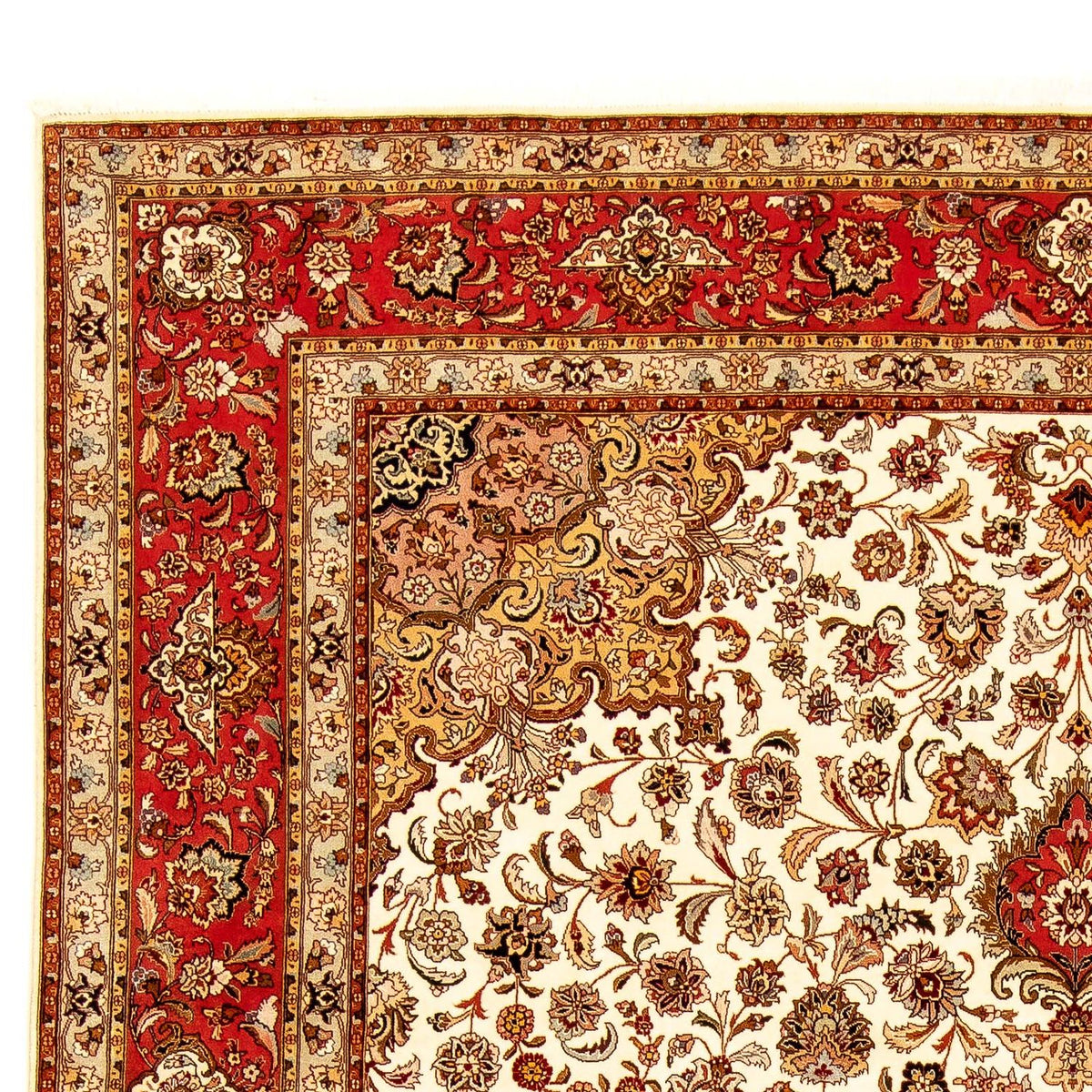Perzisch tapijt - Tabriz - Royal - 354 x 255 cm - beige