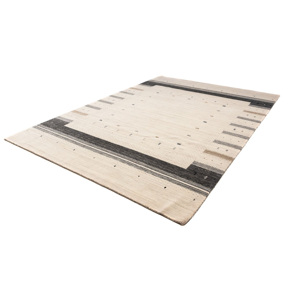 Gabbeh Tapijt - Loribaft Perzisch - 304 x 207 cm - beige