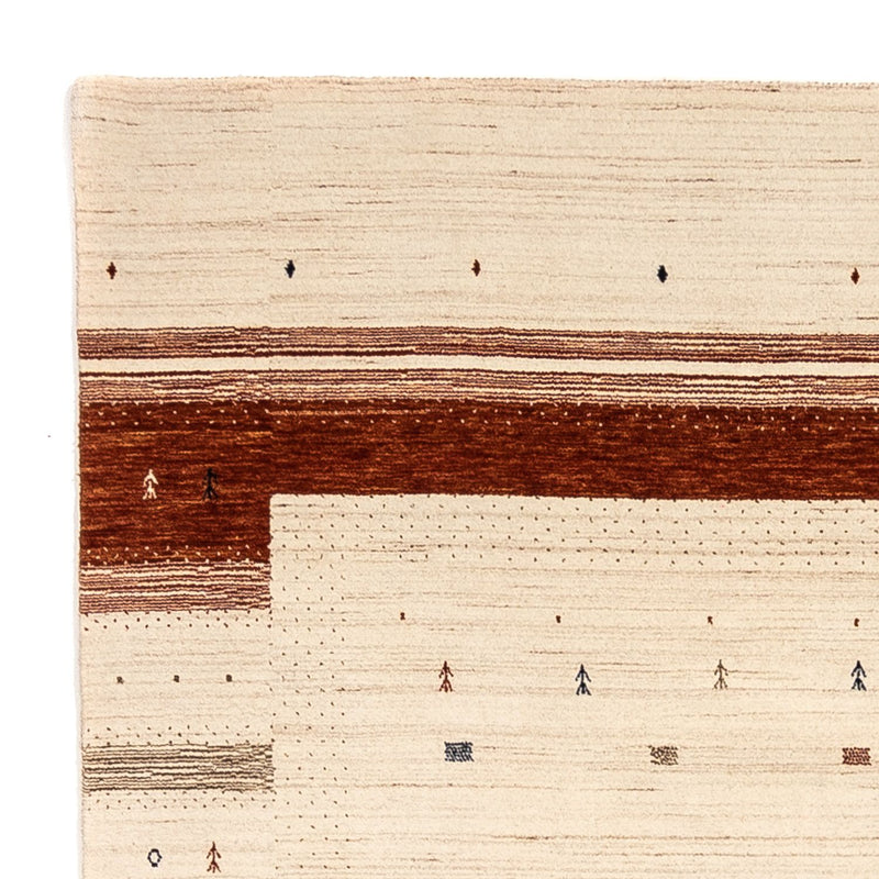 Gabbeh Tapijt - Loribaft Perzisch - 304 x 206 cm - beige