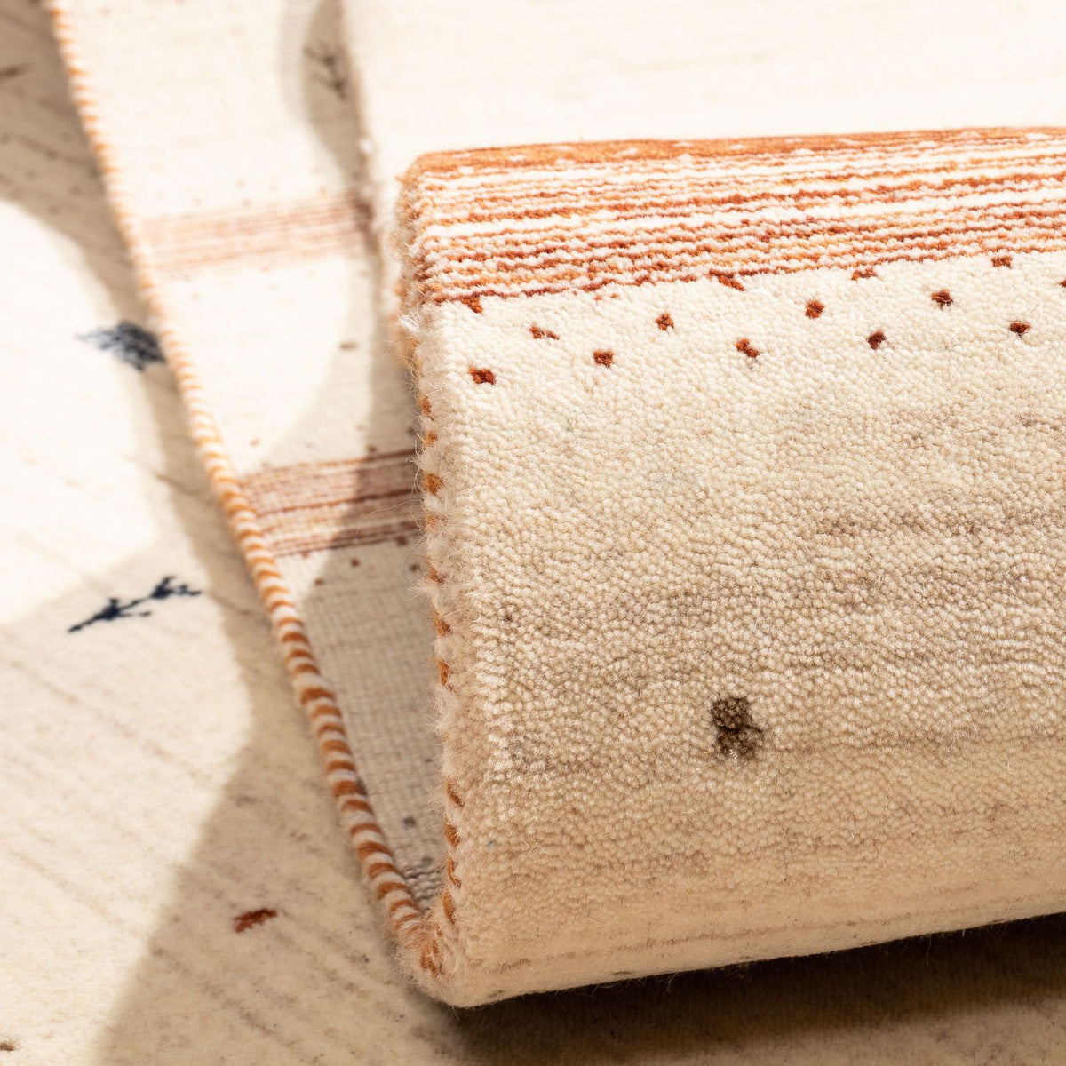 Gabbeh Tapijt - Loribaft Perzisch - 304 x 206 cm - beige