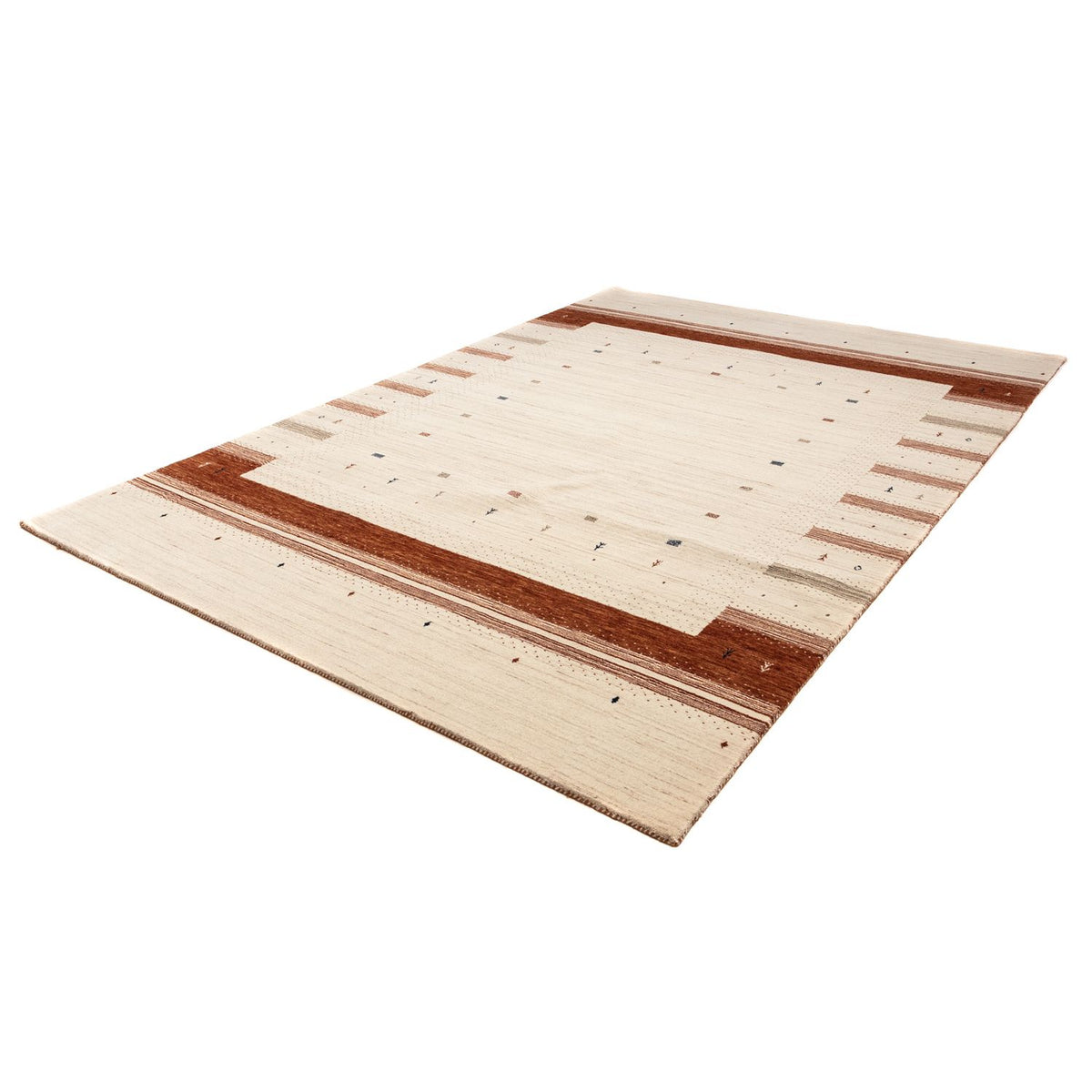 Gabbeh Tapijt - Loribaft Perzisch - 304 x 206 cm - beige