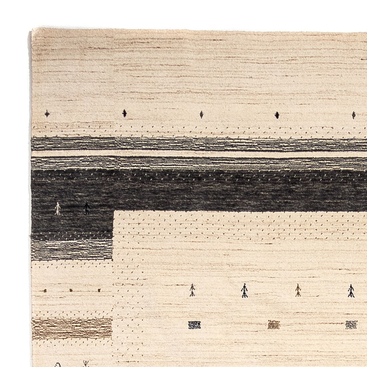 Gabbeh Tapijt - Loribaft Perzisch - 304 x 200 cm - beige