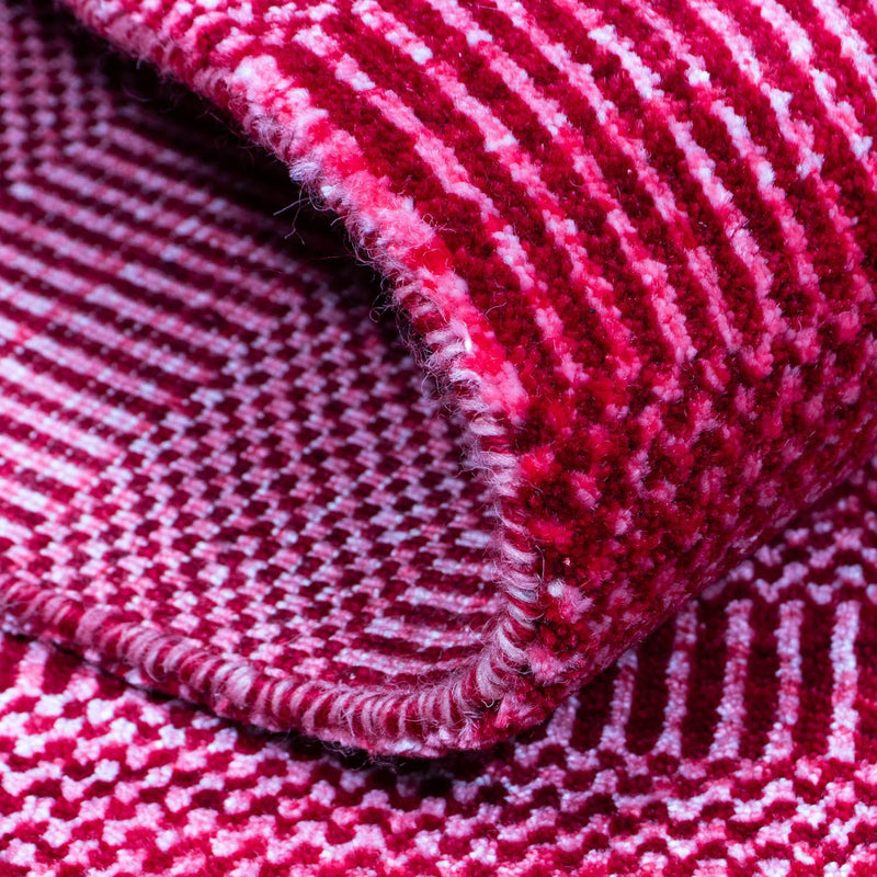 Designer tapijt - 182 x 132 cm - rood