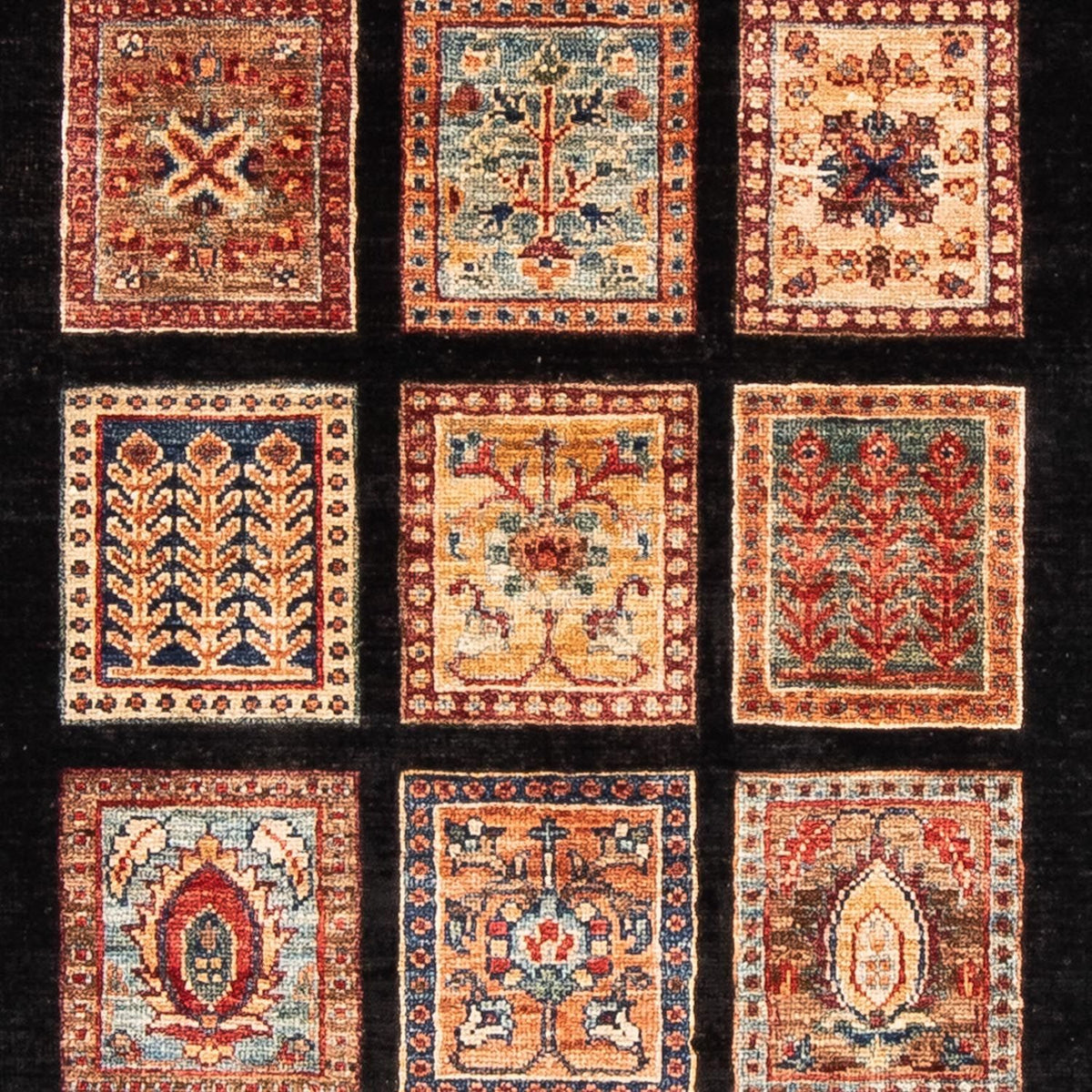 Loper Ziegler tapijt - 245 x 78 cm - donkerblauw