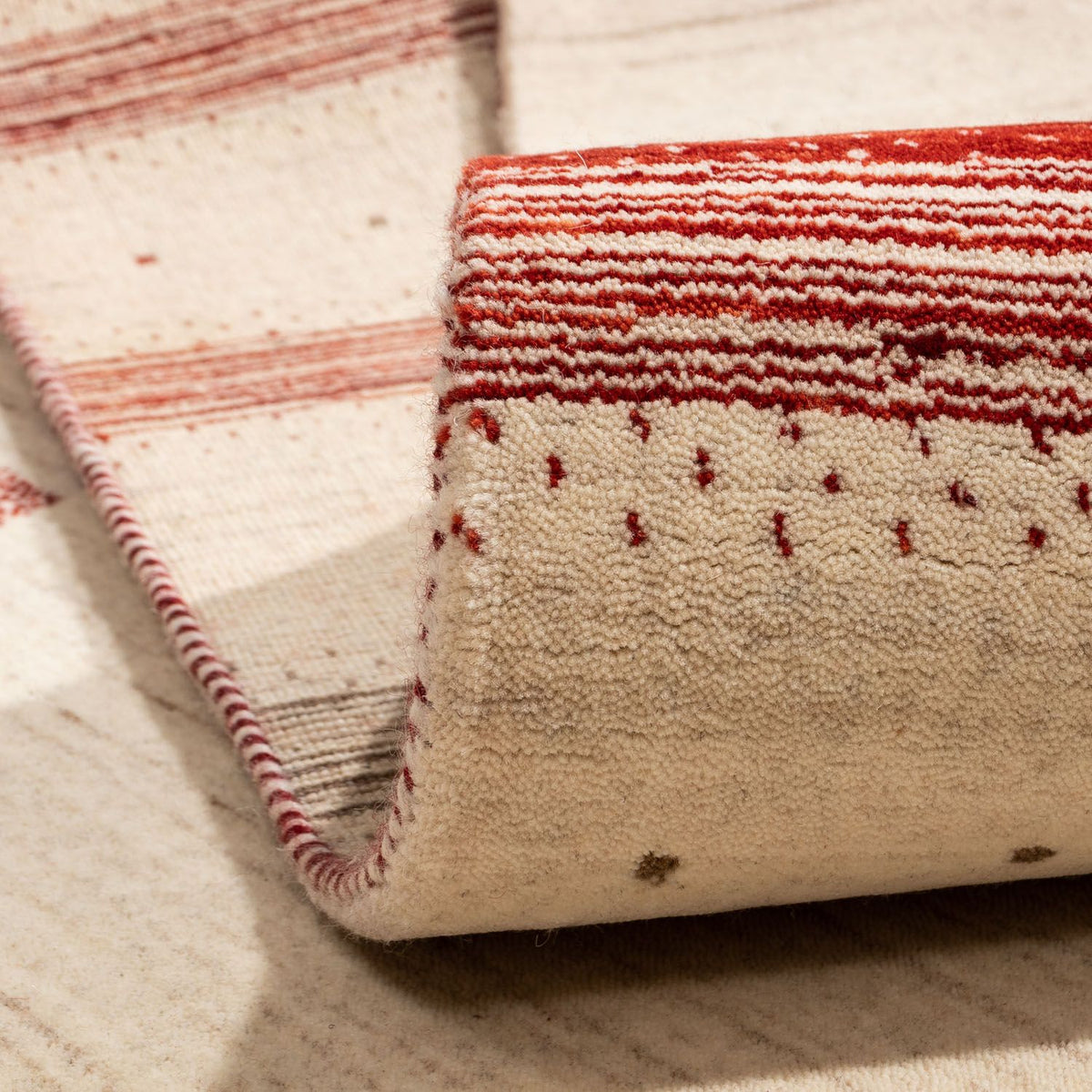 Gabbeh Tapijt - Loribaft Perzisch - 298 x 203 cm - beige