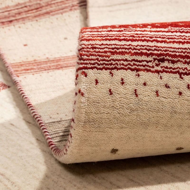 Gabbeh Tapijt - Loribaft Perzisch - 298 x 203 cm - beige