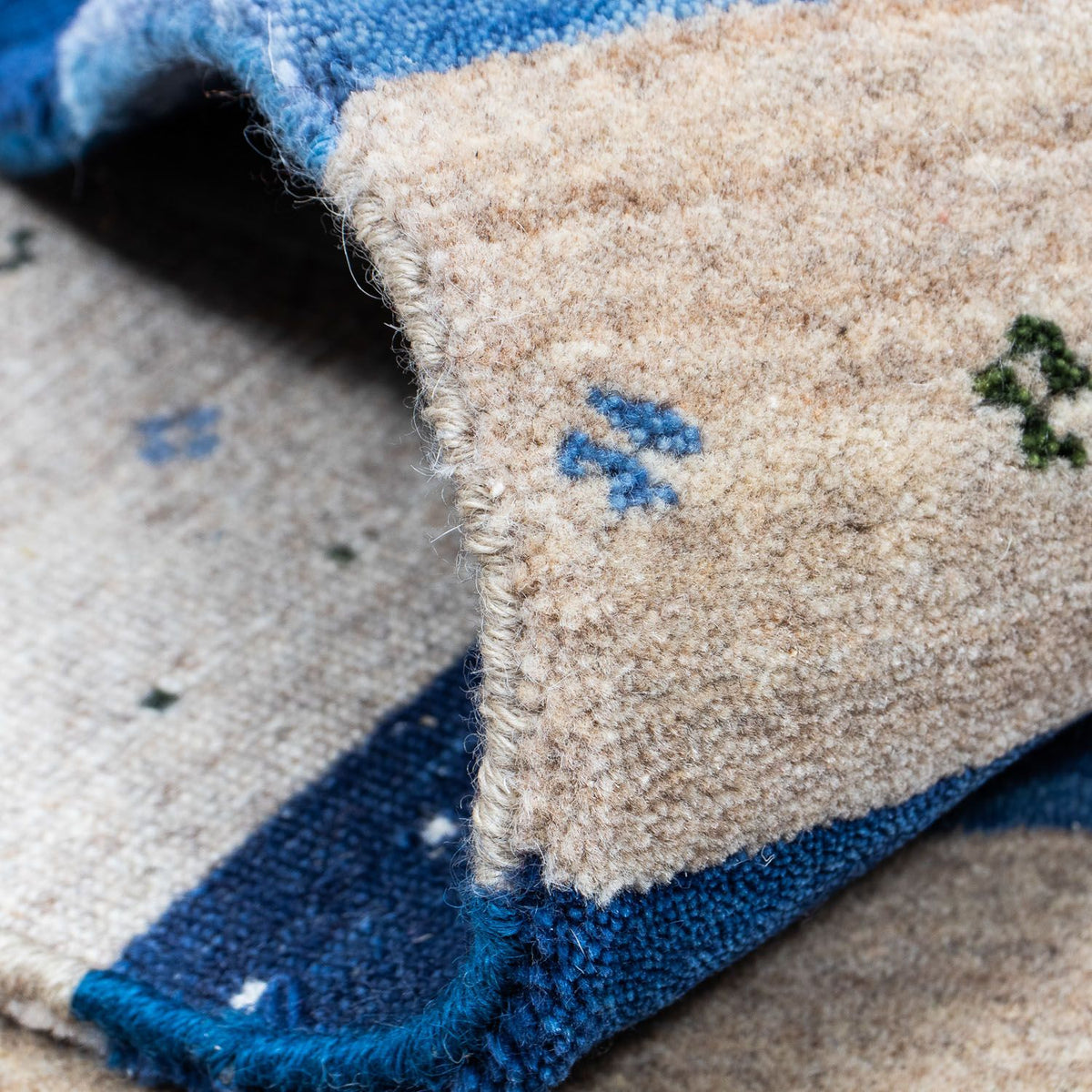 Gabbeh Tapijt - Loribaft Perzisch - 201 x 144 cm - donkerblauw