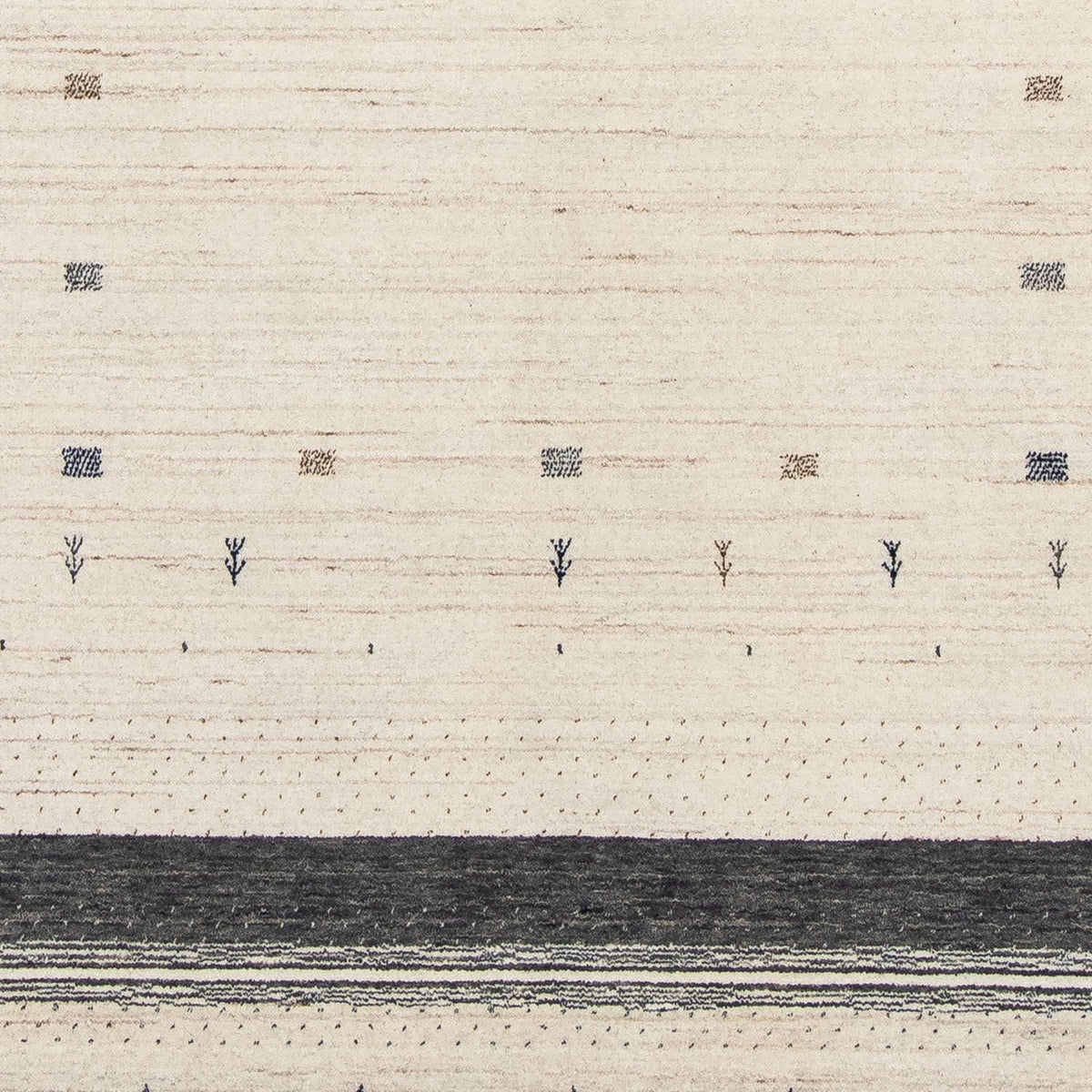 Gabbeh Tapijt - Loribaft Perzisch - 245 x 169 cm - beige