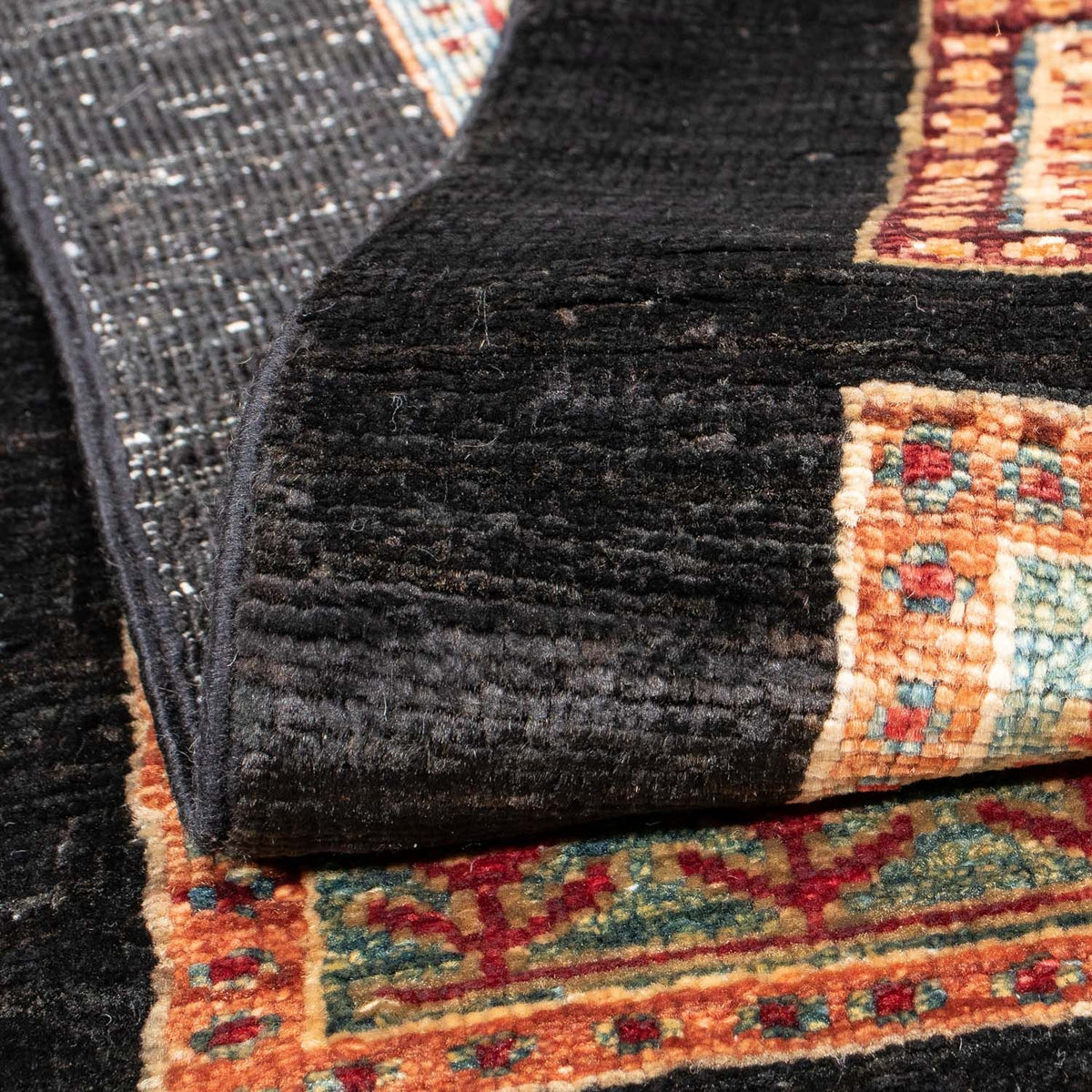 Loper Ziegler tapijt - 246 x 69 cm - donkerblauw