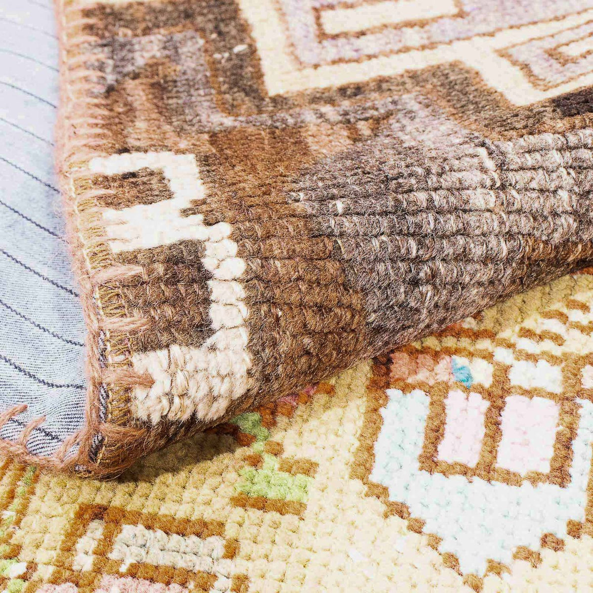 Patchwork tapijt - 241 x 173 cm - veelkleurig