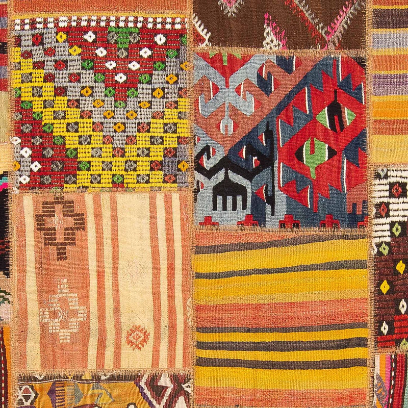 Patchwork tapijt - 239 x 169 cm - veelkleurig