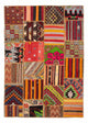 Patchwork tapijt 236x169cm - Wollen tapijt