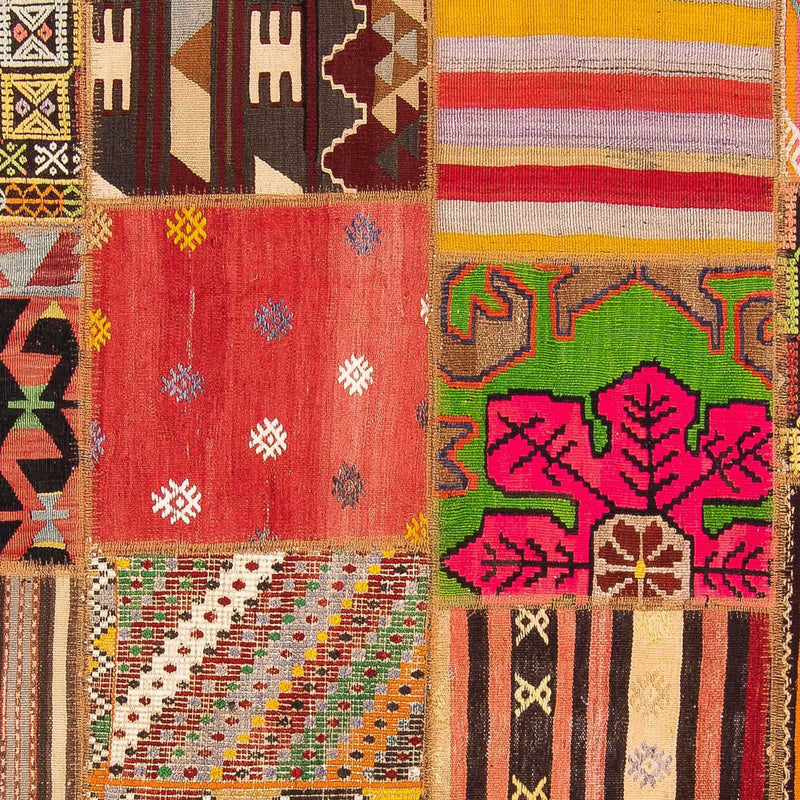 Patchwork tapijt - 236 x 169 cm - veelkleurig