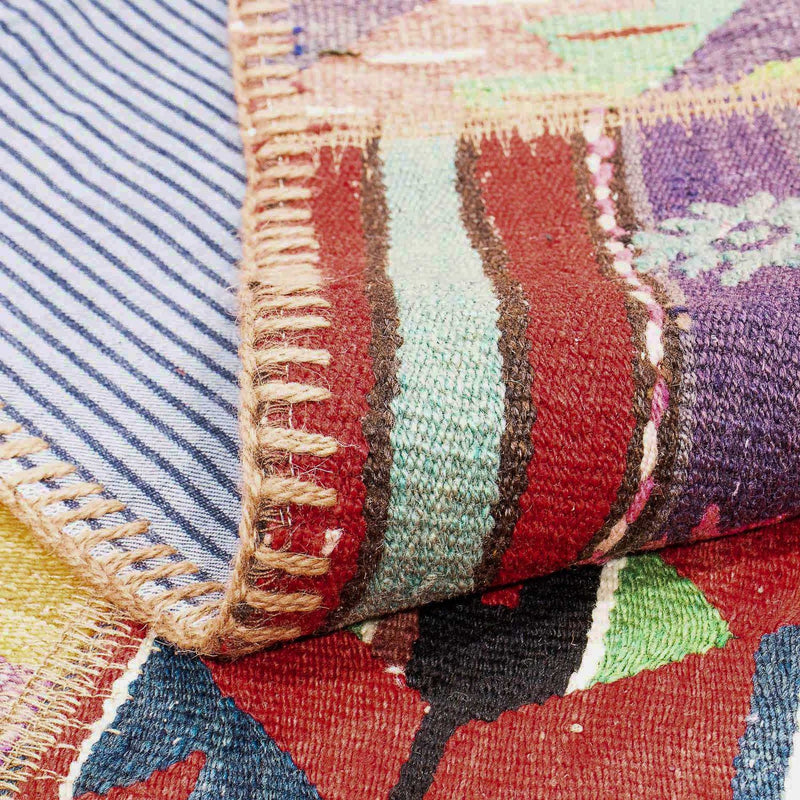 Patchwork tapijt - 236 x 169 cm - veelkleurig