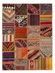 Patchwork tapijt 238x168cm - Wollen tapijt