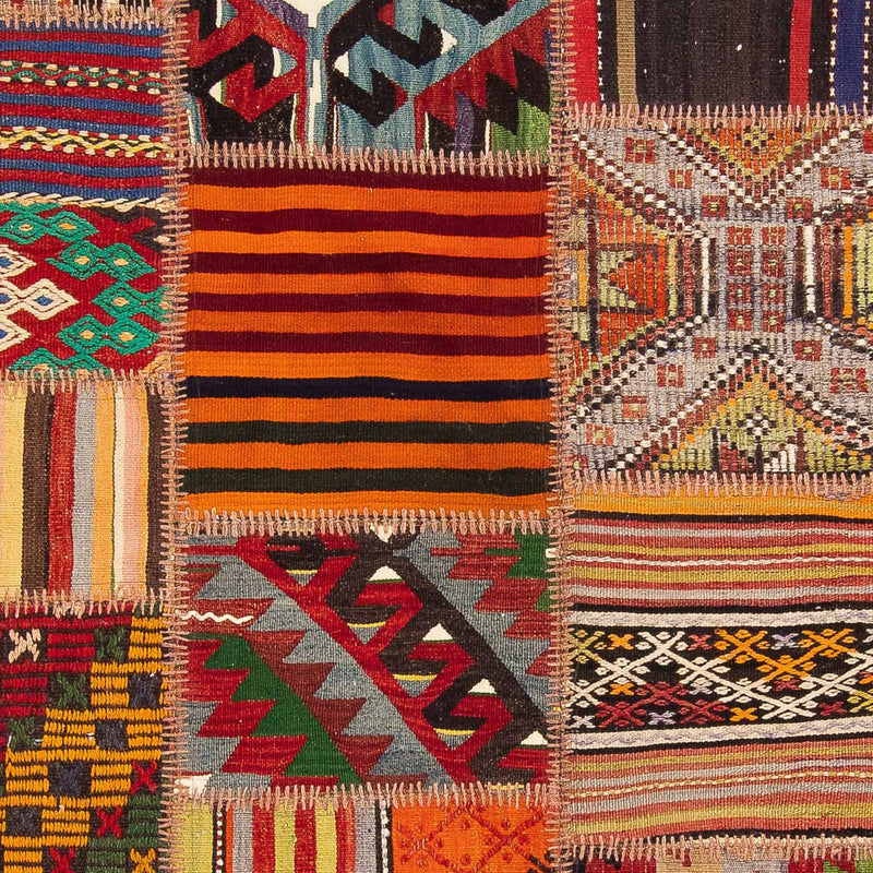 Patchwork tapijt - 238 x 168 cm - veelkleurig