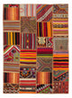 Patchwork tapijt 237x170cm - Wollen tapijt