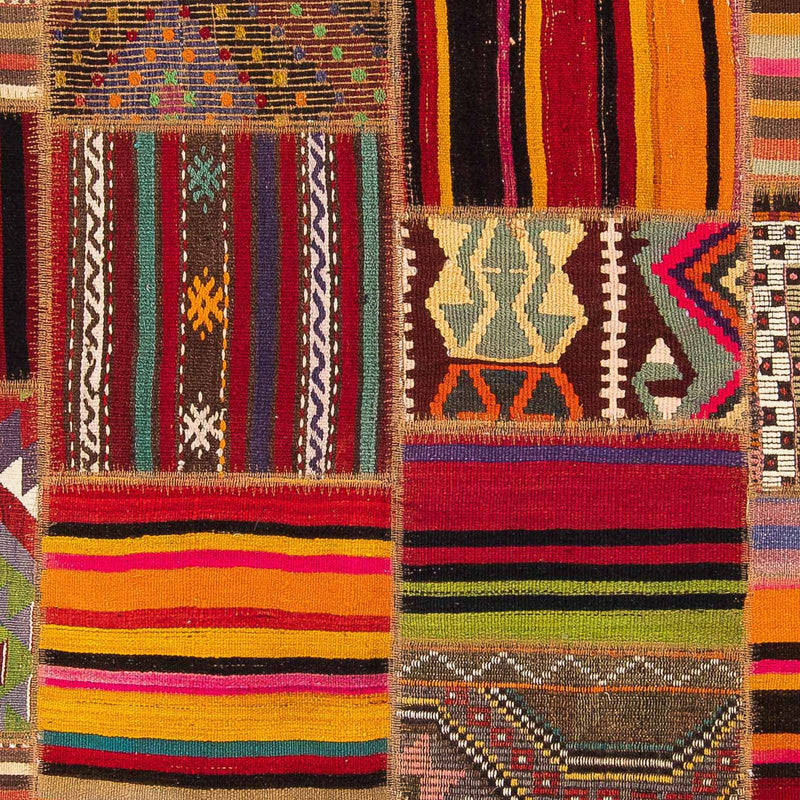 Patchwork tapijt - 237 x 170 cm - veelkleurig