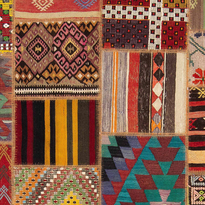 Patchwork tapijt - 240 x 170 cm - veelkleurig