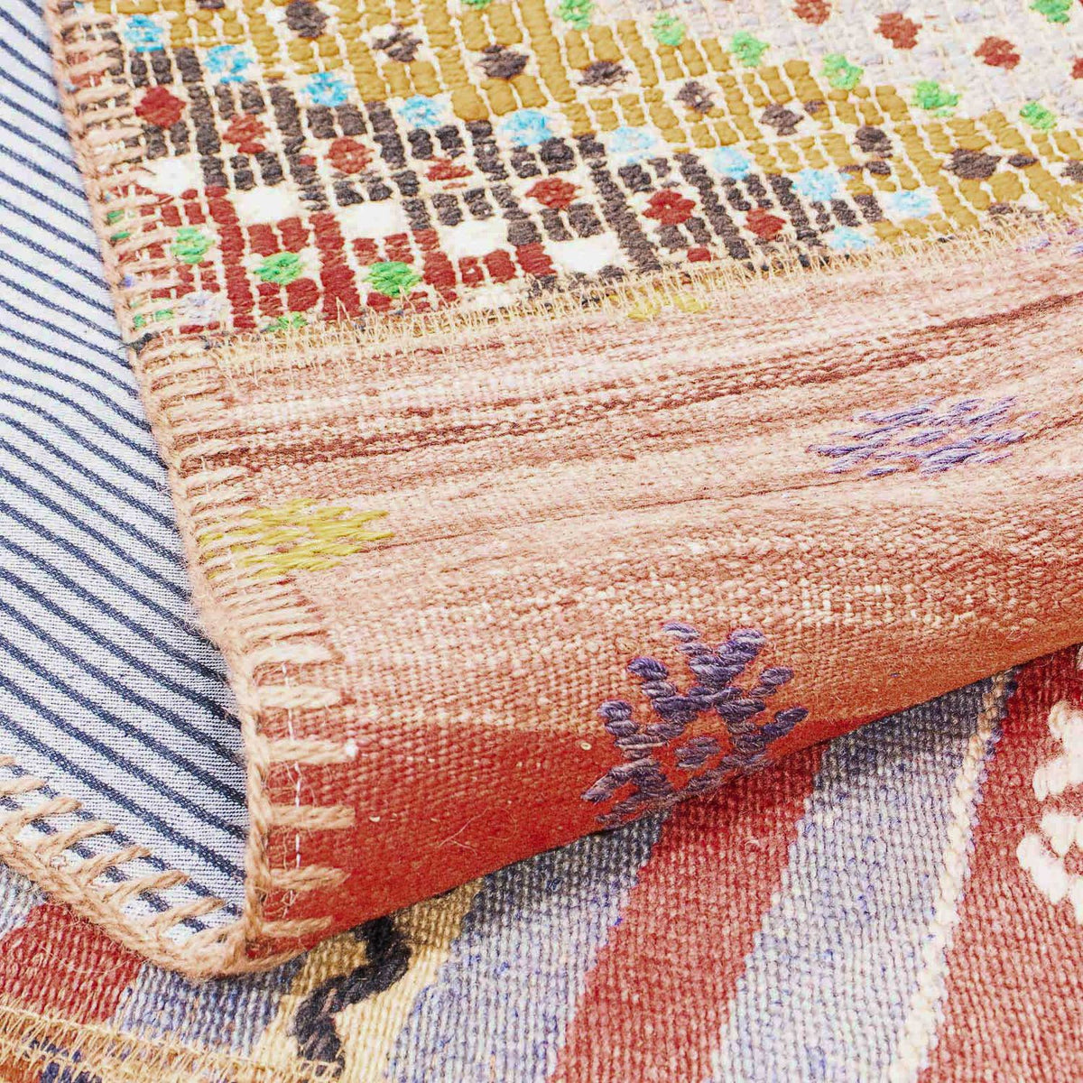 Patchwork tapijt - 240 x 170 cm - veelkleurig