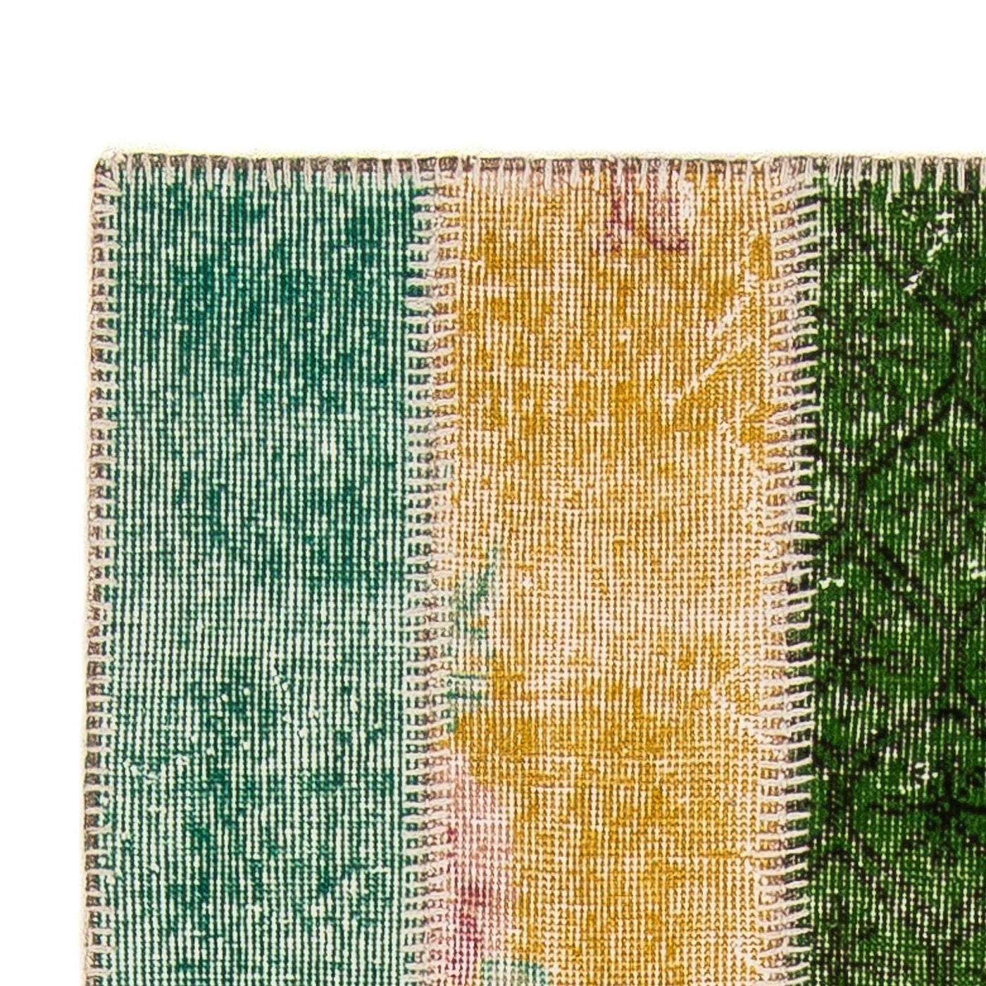 Patchwork tapijt 202x80cm - Wollen tapijt