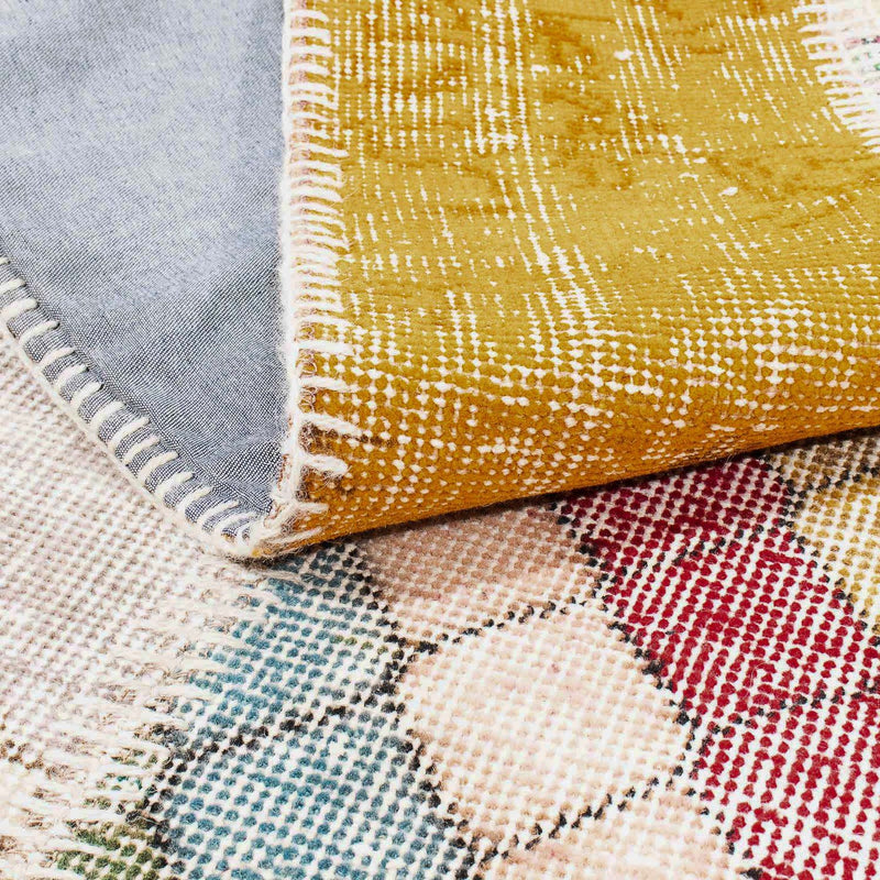 Loper Patchwork tapijt - 202 x 80 cm - veelkleurig