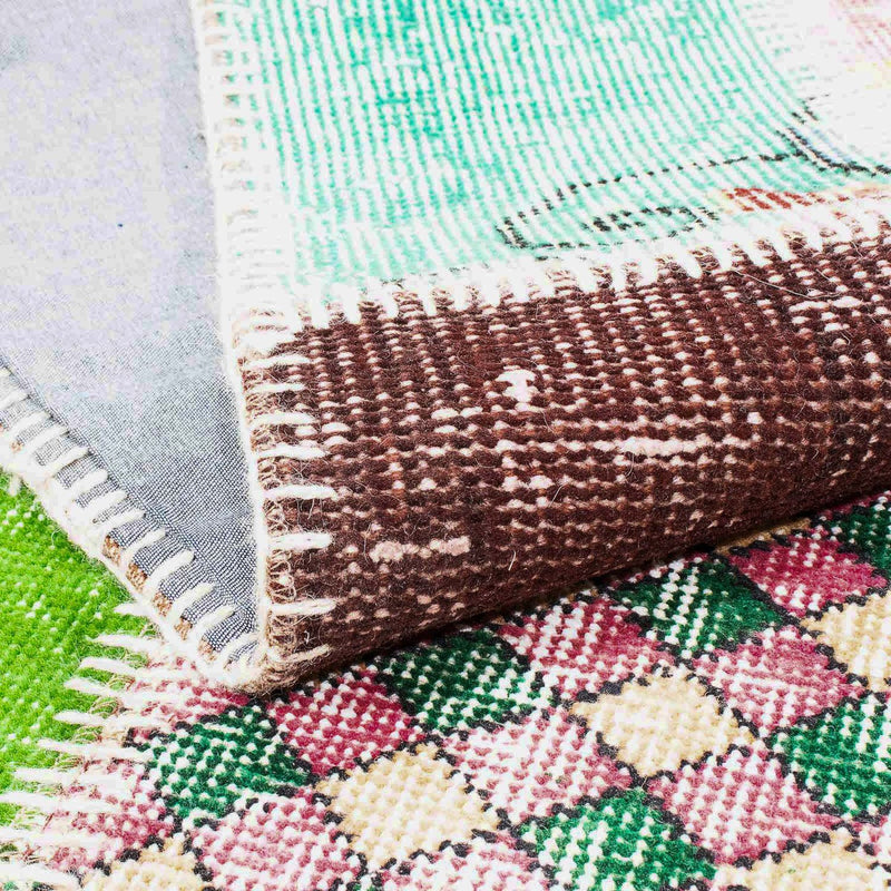 Loper Patchwork tapijt - 203 x 90 cm - veelkleurig