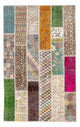 Patchwork tapijt 184x120cm - Wollen tapijt