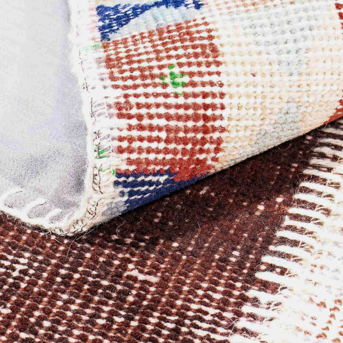 Patchwork tapijt - 184 x 120 cm - veelkleurig