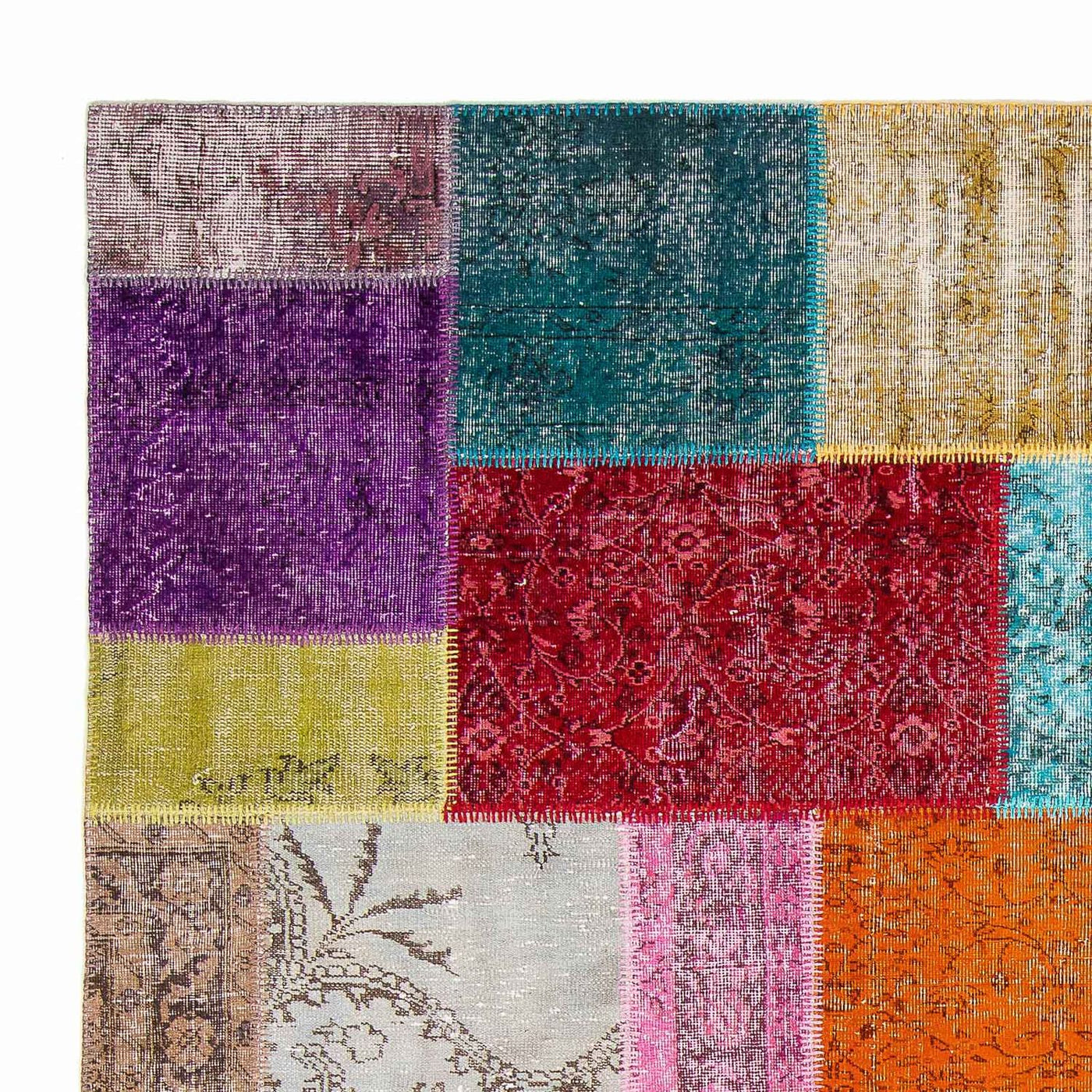 Patchwork tapijt 300x200cm - Wollen tapijt